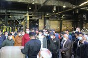 بازدید فعالان صنعت تایر از کارخانه بارز کرمان